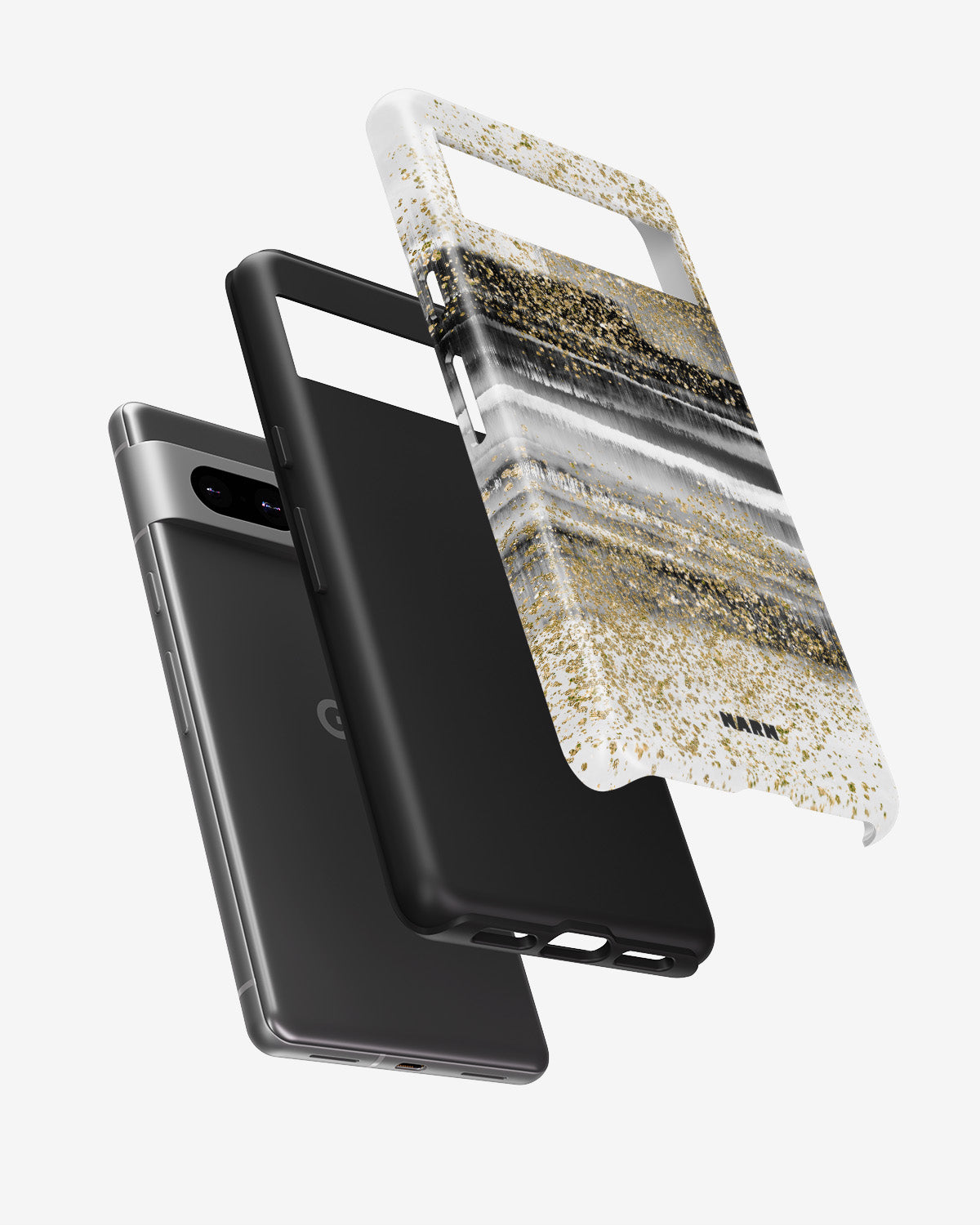 Google Pixel 6a Tough Case – Sparkly Tie Dye - View 2