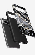 Google Pixel 6a Tough Case – Dark Swirl - View 2