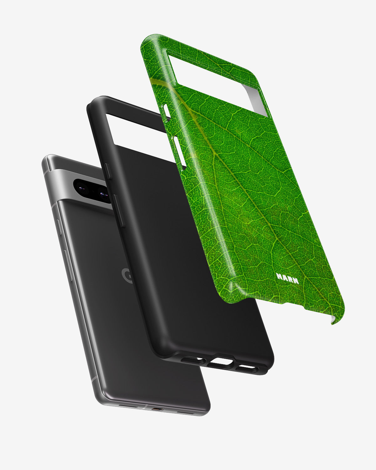 Google Pixel 6a Tough Case – Green Leafy - View 2
