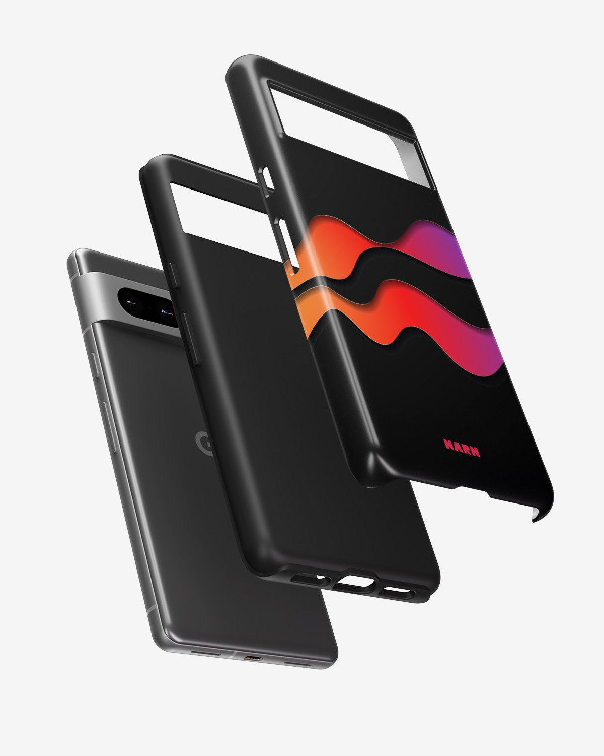 Google Pixel 6a Tough Case – Color Wave - View 2