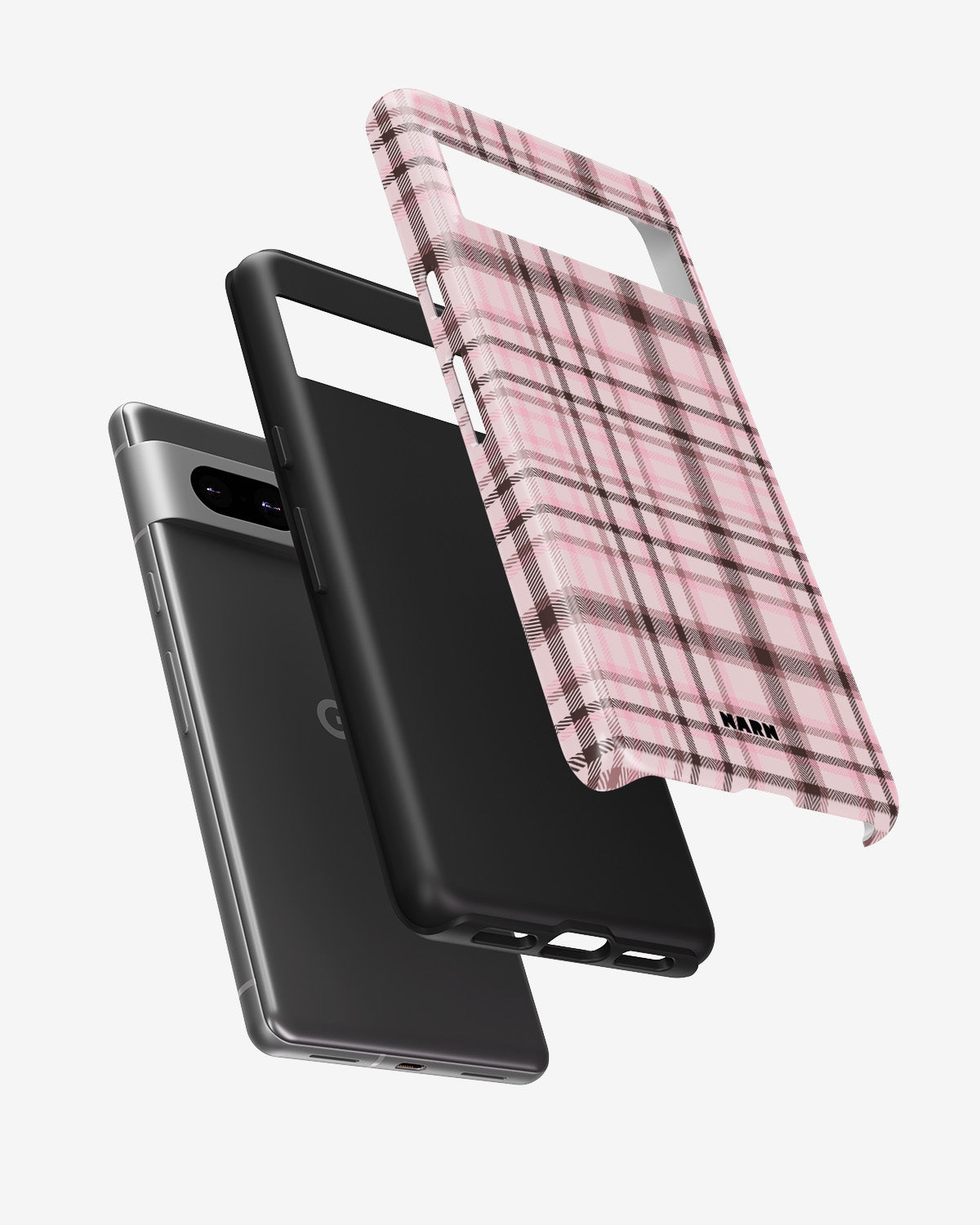 Google Pixel 6a Tough Case – Plaid Skirt - View 2
