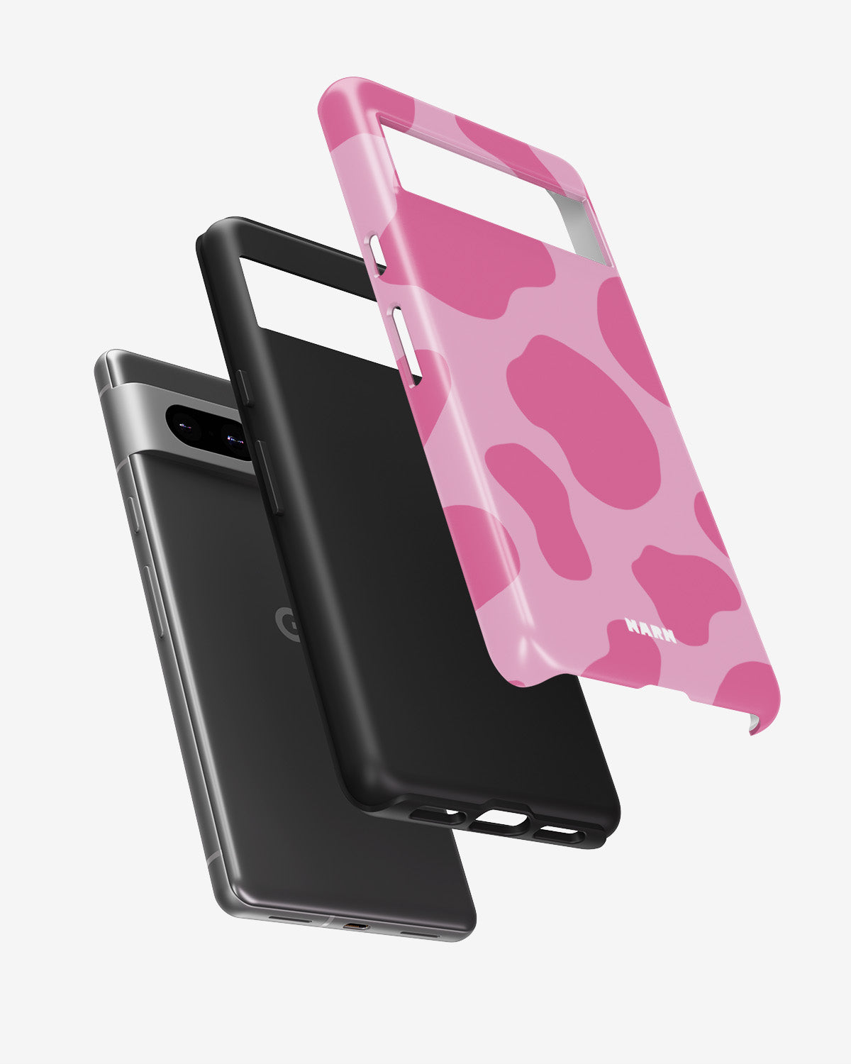 Google Pixel 6a Tough Case – Pink Moo - View 2