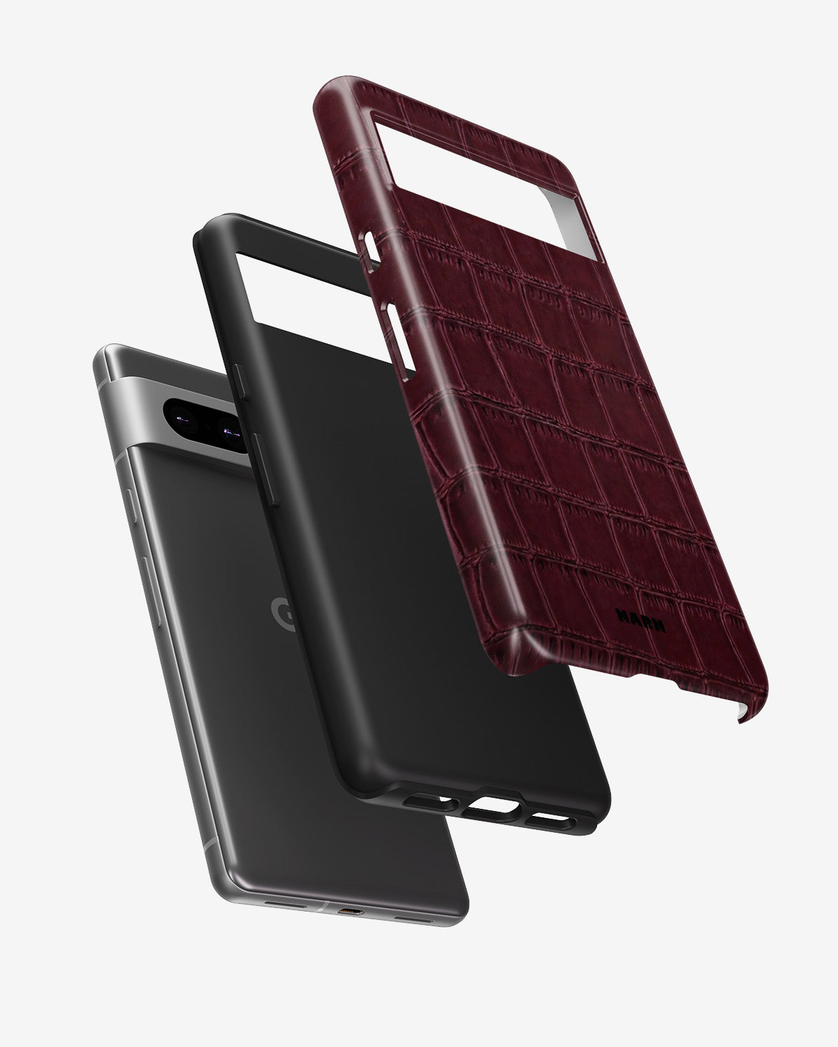 Google Pixel 6a Tough Case – Rouge Croc - View 2
