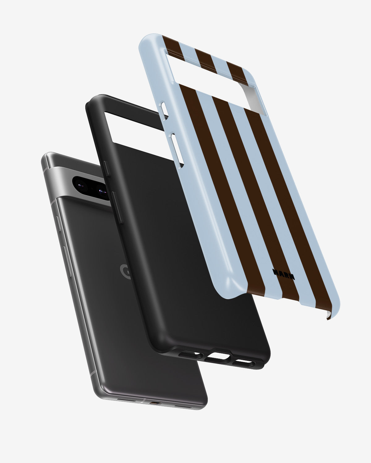 Google Pixel 6a Tough Case – Bistro Stripes - View 2