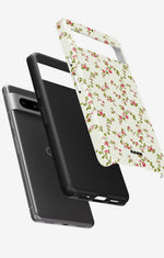 Google Pixel 6a Tough Case – Vintage Rose - View 2