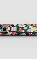 Google Pixel 6a Tough Case – Cute Stickers - View 3