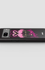 Google Pixel 6a Tough Case – Beach Flamingo - View 3