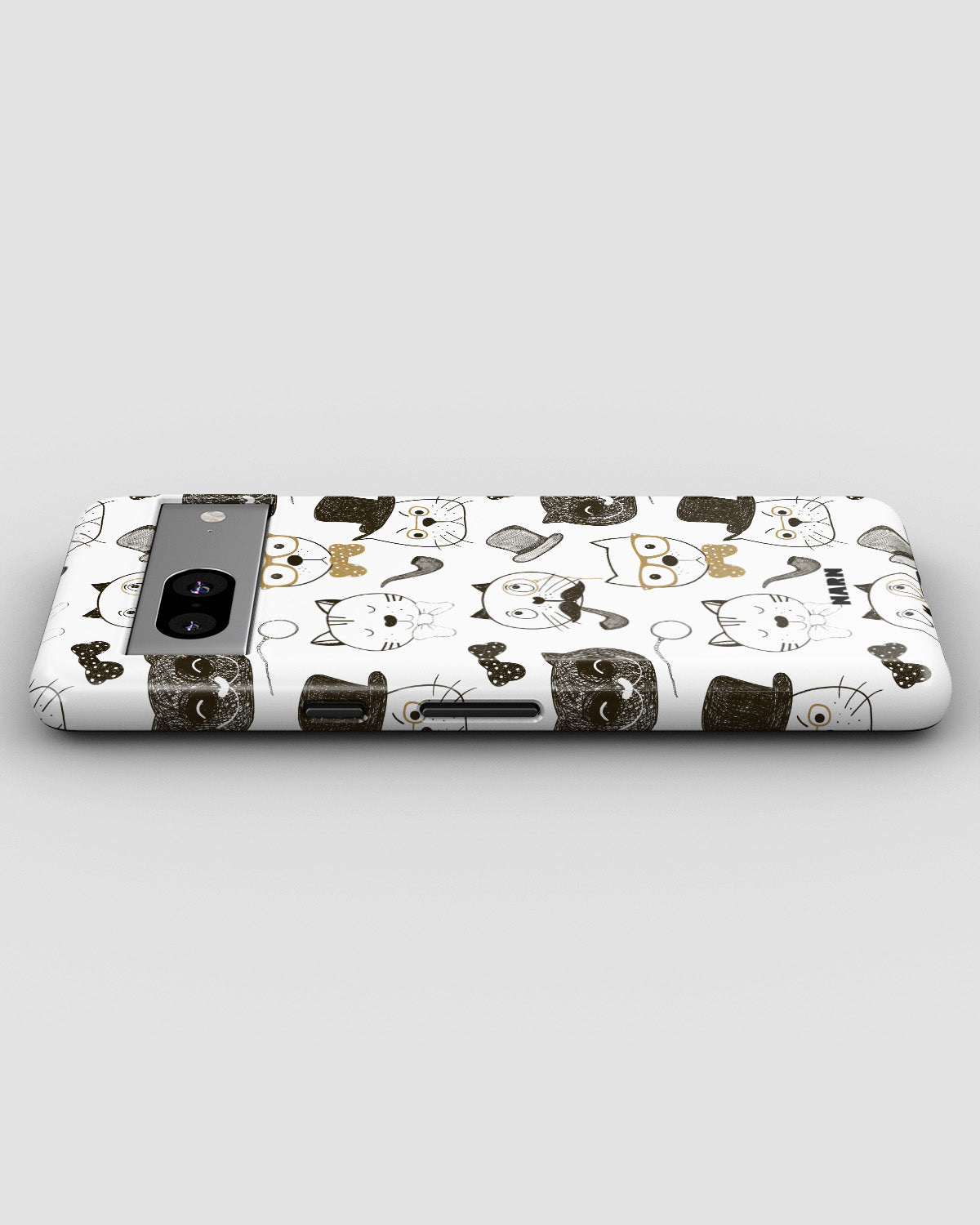 Google Pixel 6a Tough Case – Cartoon Cats - View 3