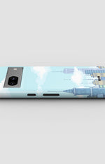 Google Pixel 6a Tough Case – Skyline - View 3