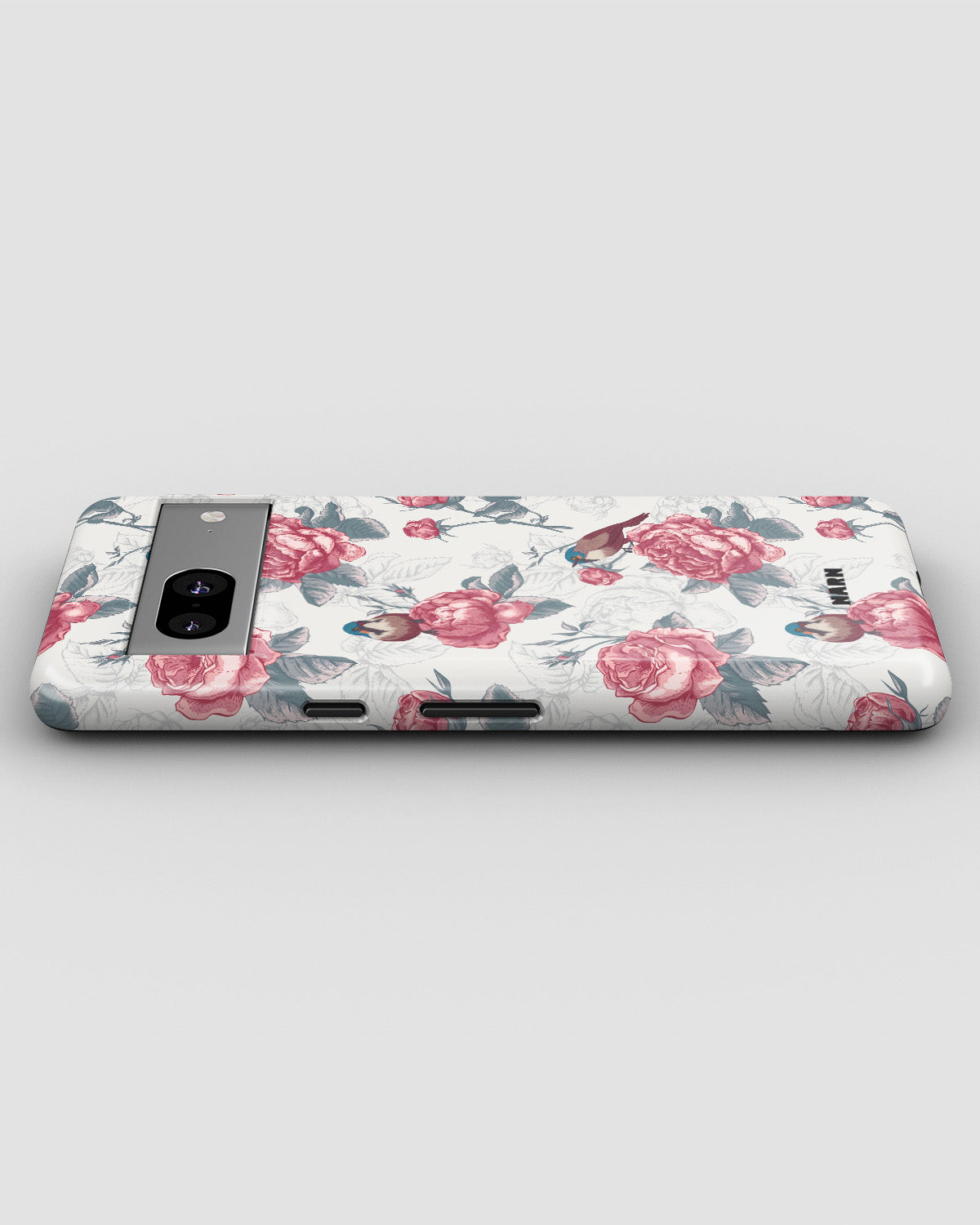 Google Pixel 6a Tough Case – Birds Among Roses - View 3