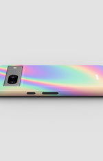 Google Pixel 6a Tough Case – Rainbow Haze - View 3