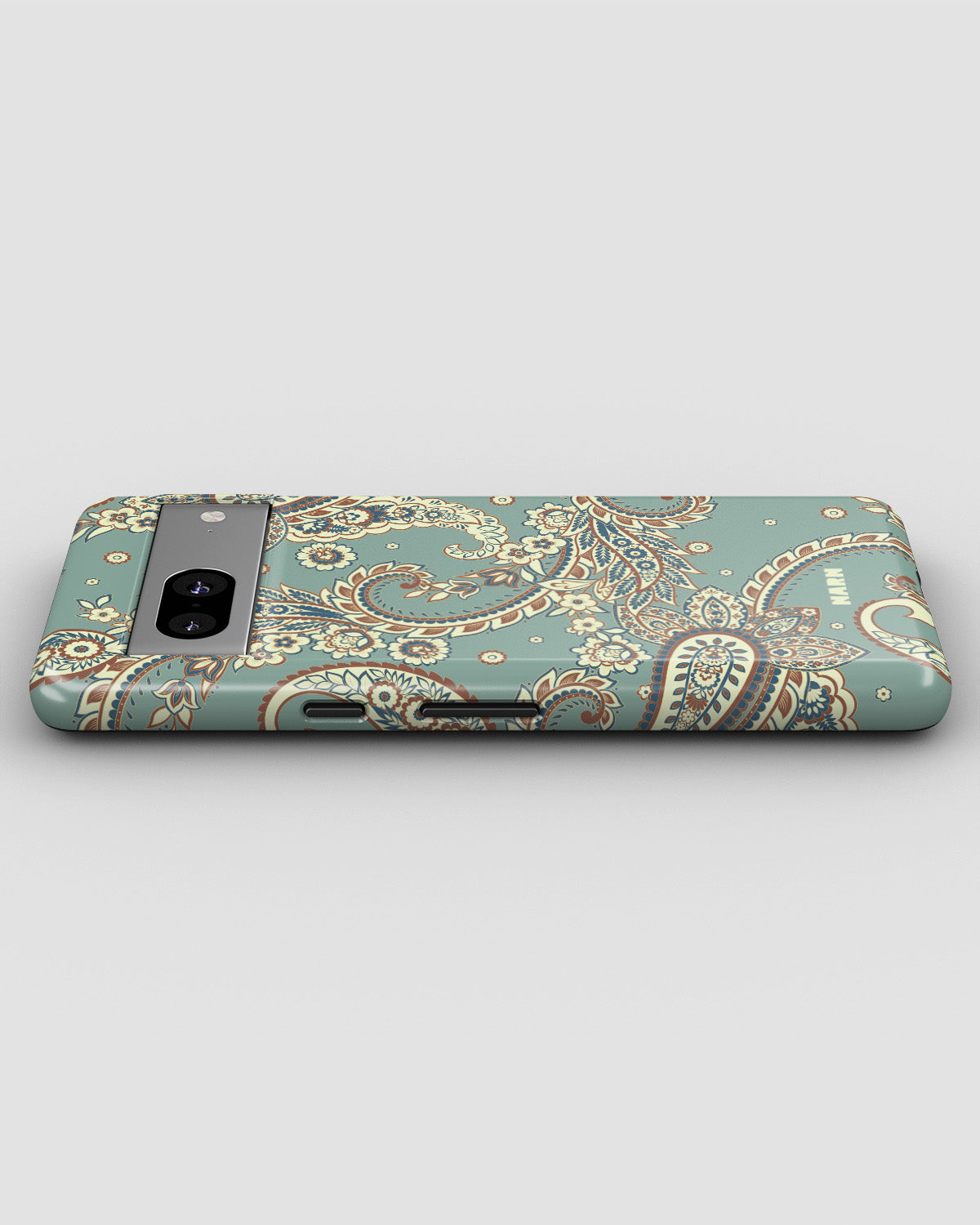 Google Pixel 6a Tough Case – Paisley Green - View 3