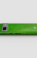 Google Pixel 6a Tough Case – Green Leafy - View 3