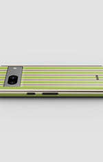 Google Pixel 6a Tough Case – Matcha Lines - View 3
