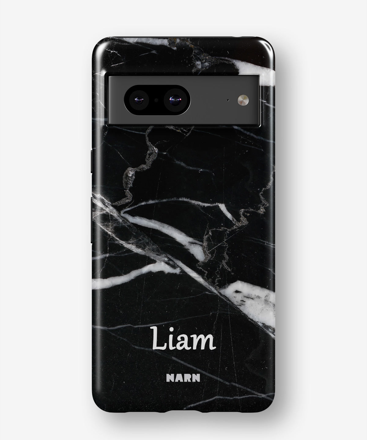 Google Pixel 7 Tough Case – Custom - Black Marble - View 1