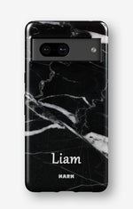 Google Pixel 7 Tough Case – Custom - Black Marble - View 1
