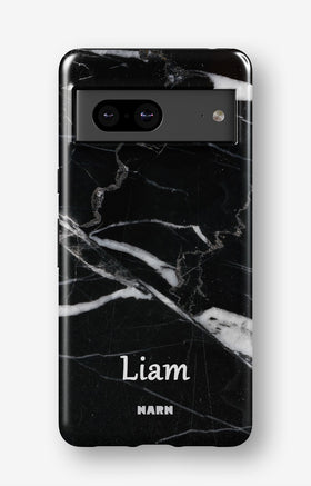 Google Pixel 7 Tough Case – Custom - Black Marble - View 1