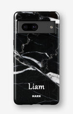 Google Pixel 7 Tough Case – Custom - Black Marble - View 1
