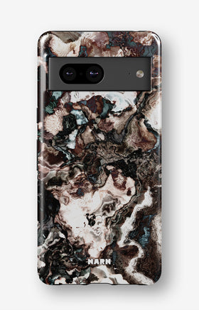 Google Pixel 7 Tough Case – Marble Brown - View 1
