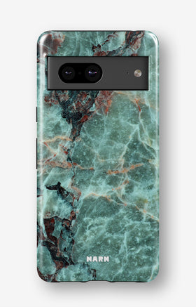 Google Pixel 7 Tough Case – Green Marble - View 1