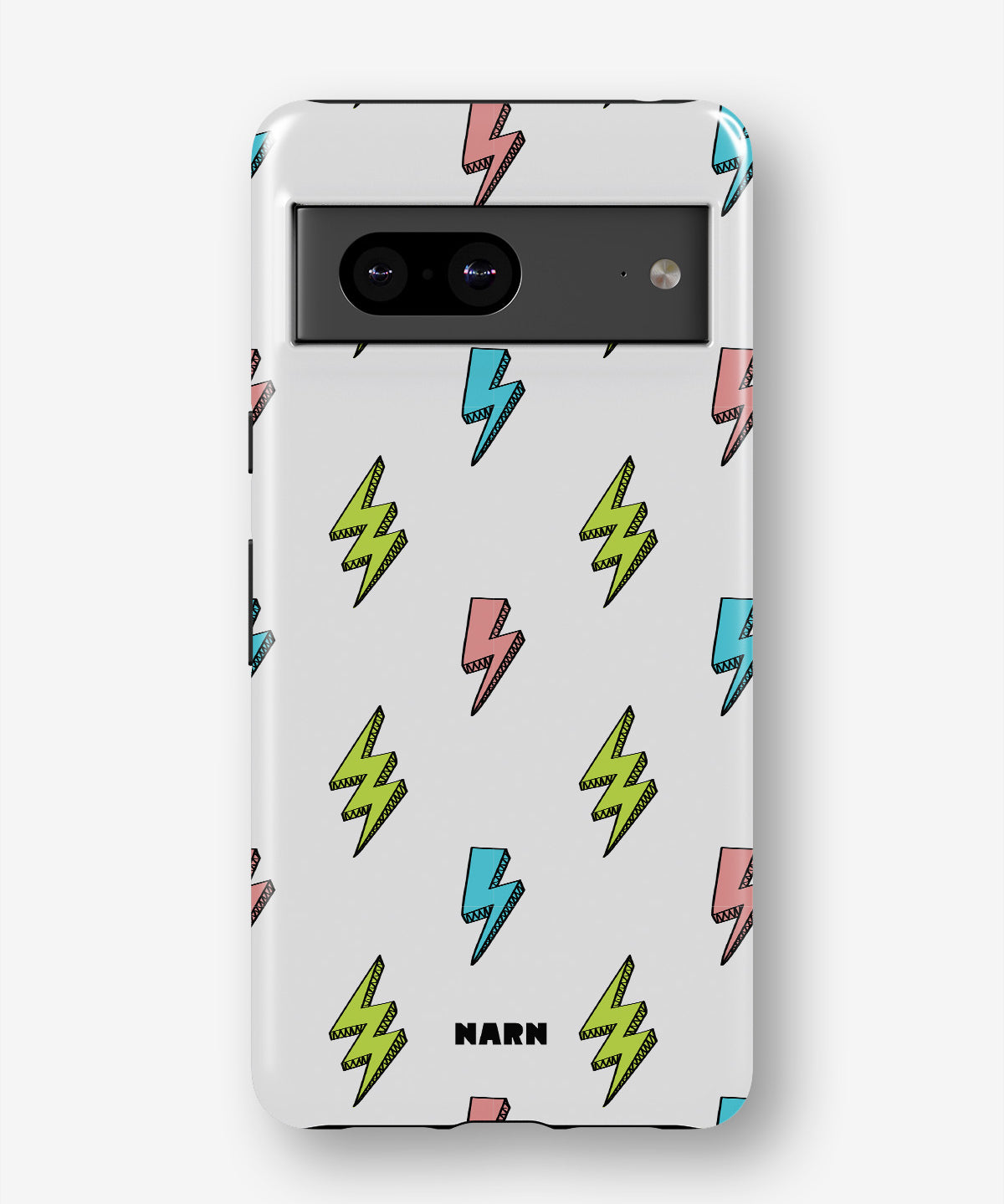 Google Pixel 7 Tough Case – Lightning Bolts - View 1