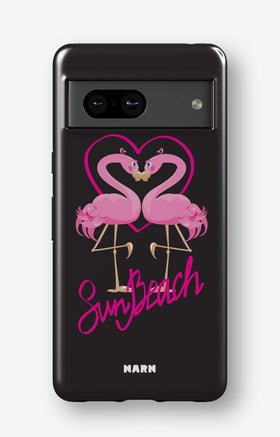 Google Pixel 7 Tough Case – Beach Flamingo - View 1