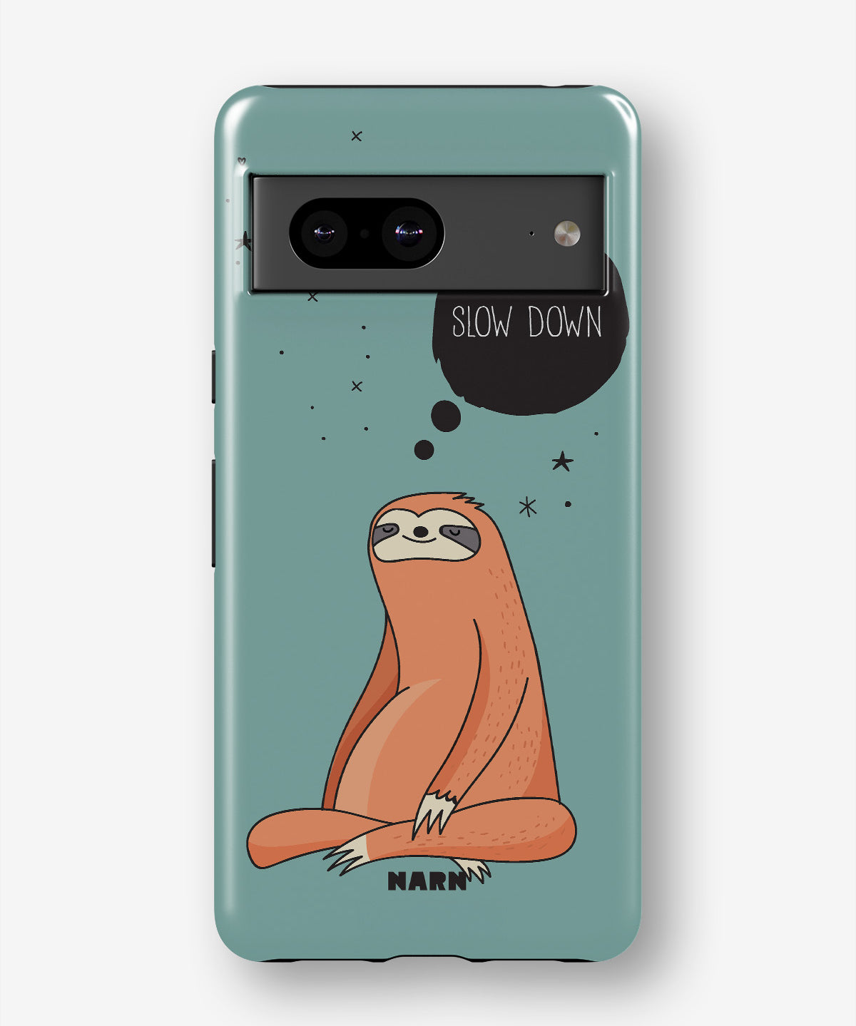 Google Pixel 7 Tough Case – Slow Down Sloth - View 1