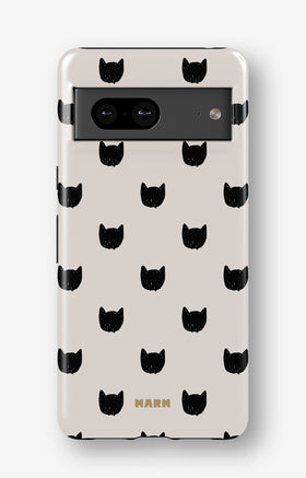 Google Pixel 7 Tough Case – Kitty Dots - View 1