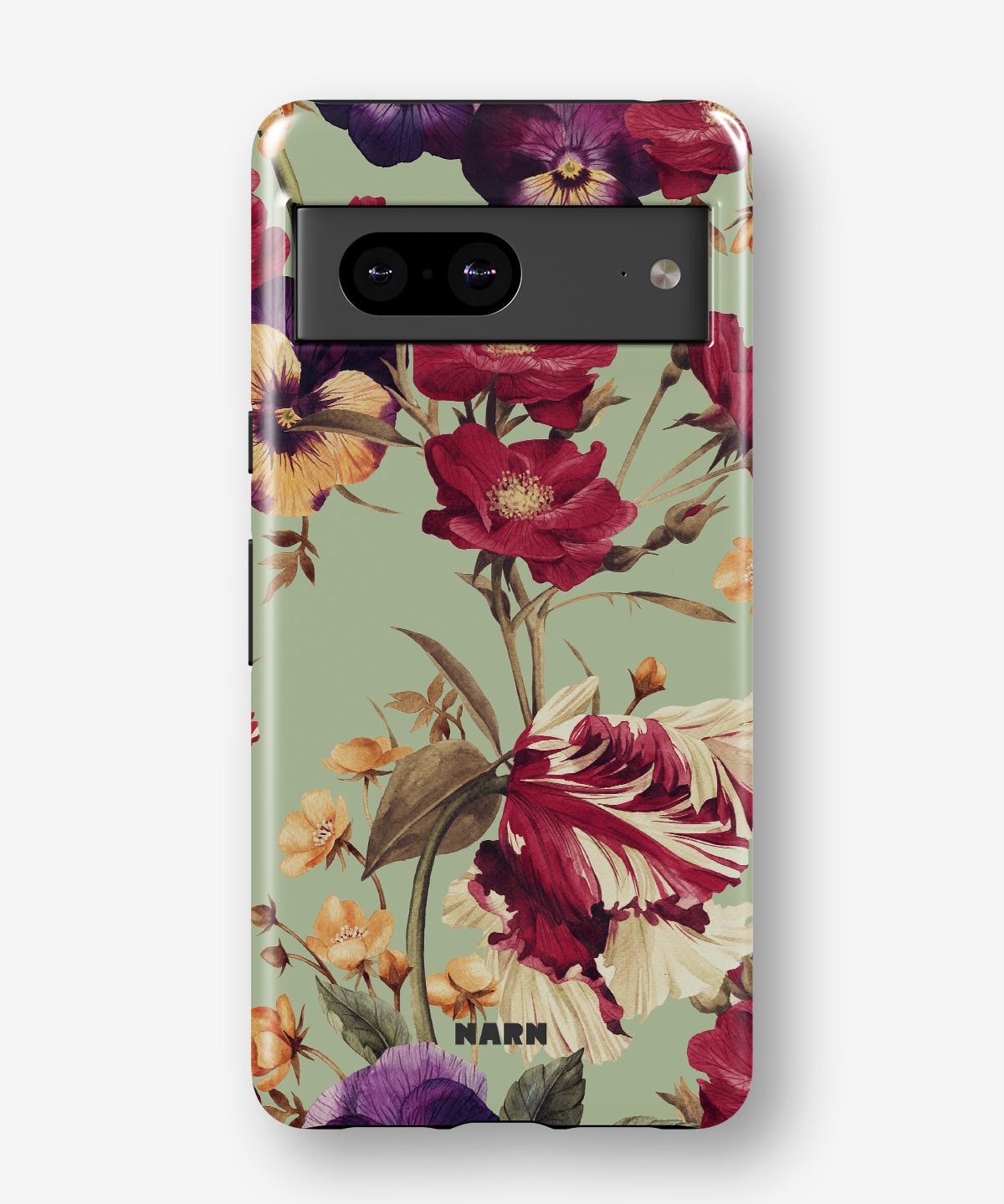 Google Pixel 7 Tough Case – Pansy Pansy - View 1
