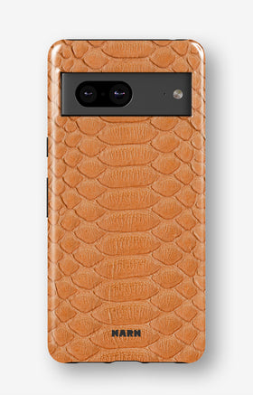 Google Pixel 7 Tough Case – Orange Snake - View 1