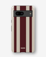 Google Pixel 7 Tough Case – Bordeaux Stripe - View 1