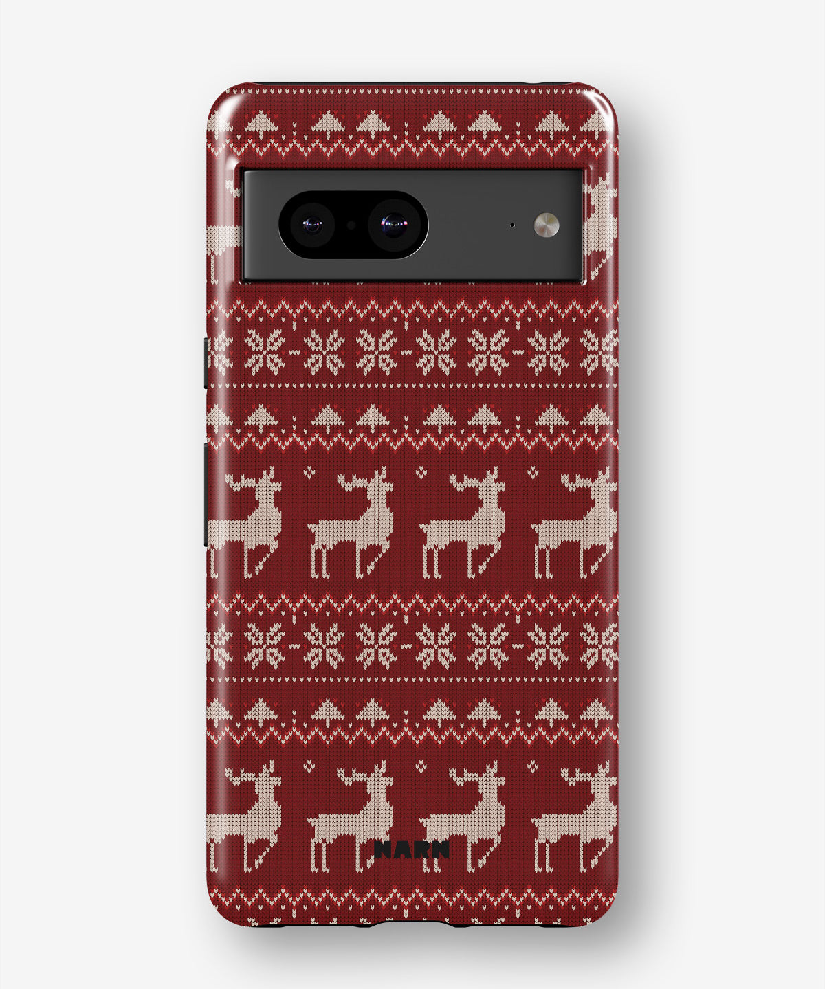 Google Pixel 7 Tough Case – Reindeer Knit - View 1