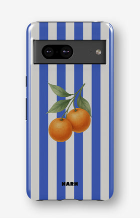 Google Pixel 7 Tough Case – Orange Stripes - View 1