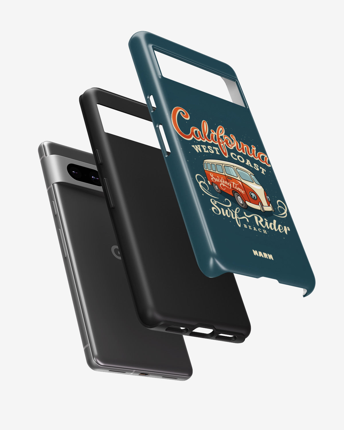 Google Pixel 7 Tough Case – California Surf - View 2
