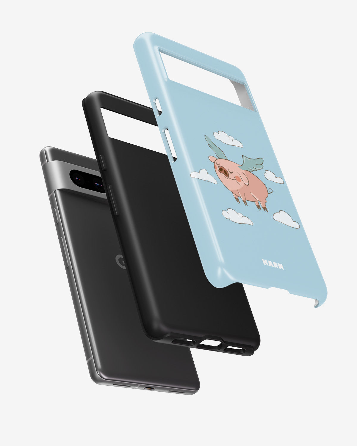 Google Pixel 7 Tough Case – Dreamy Pig - View 2
