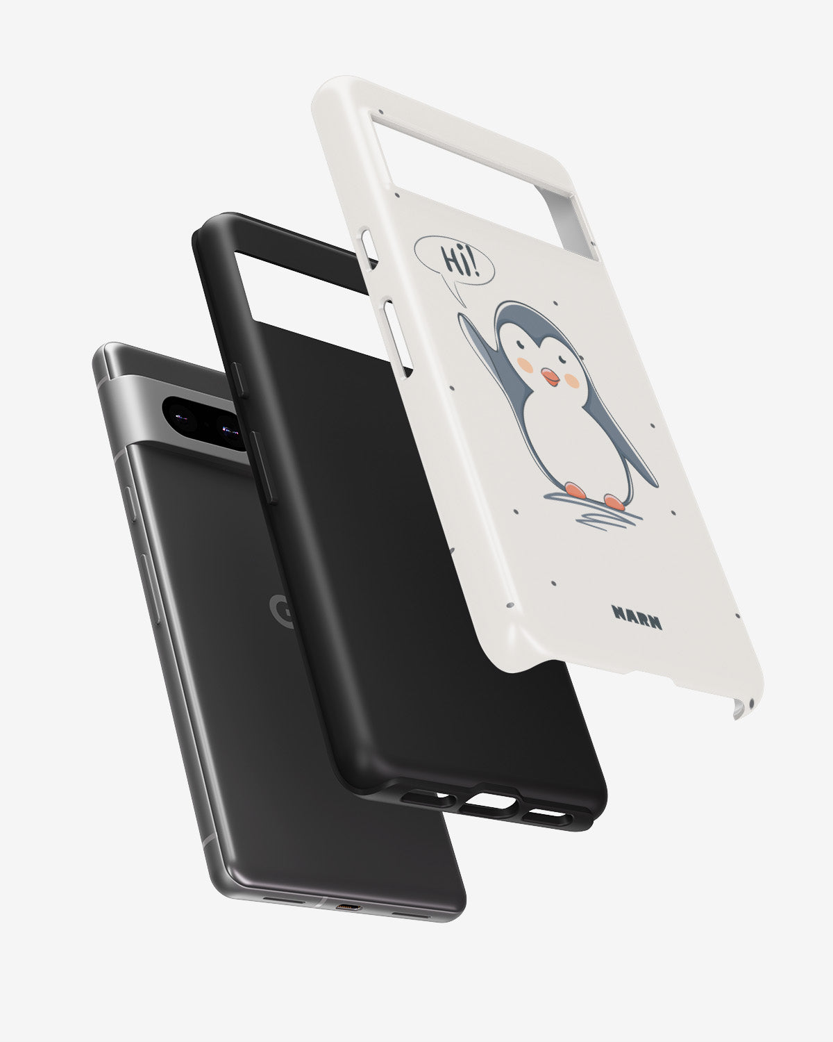 Google Pixel 7 Tough Case – Cute Penguin - View 2