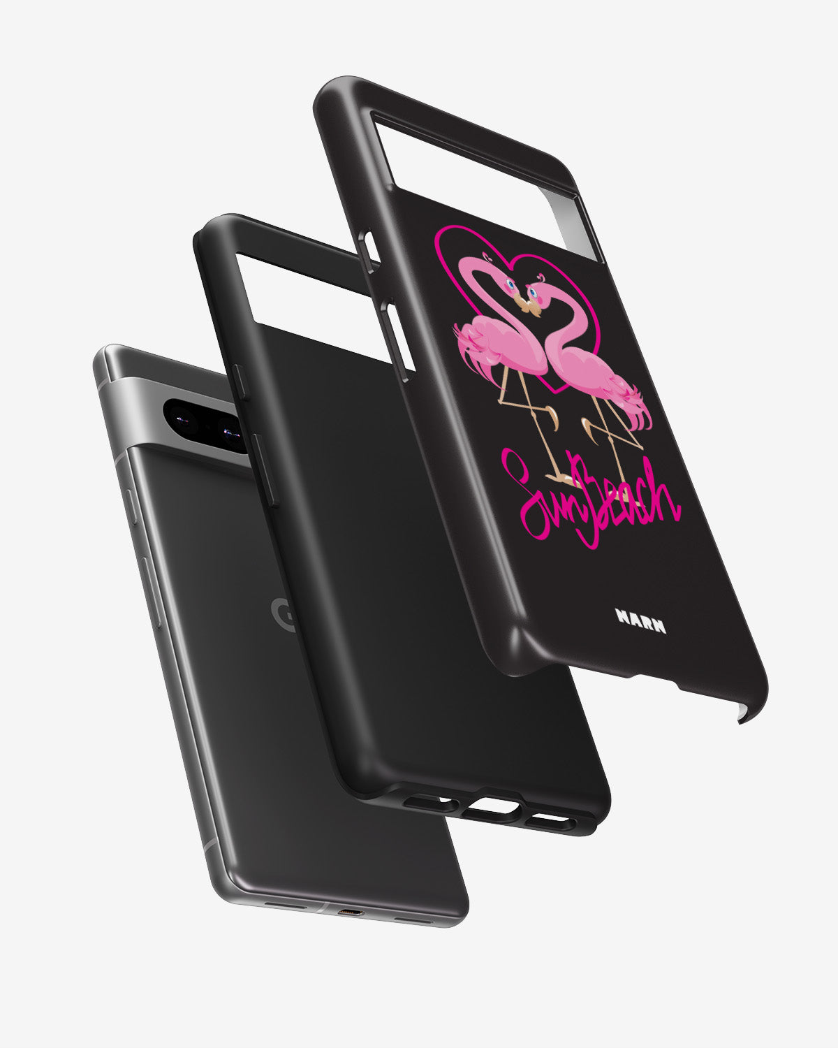 Google Pixel 7 Tough Case – Beach Flamingo - View 2