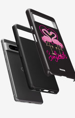 Google Pixel 7 Tough Case – Beach Flamingo - View 2
