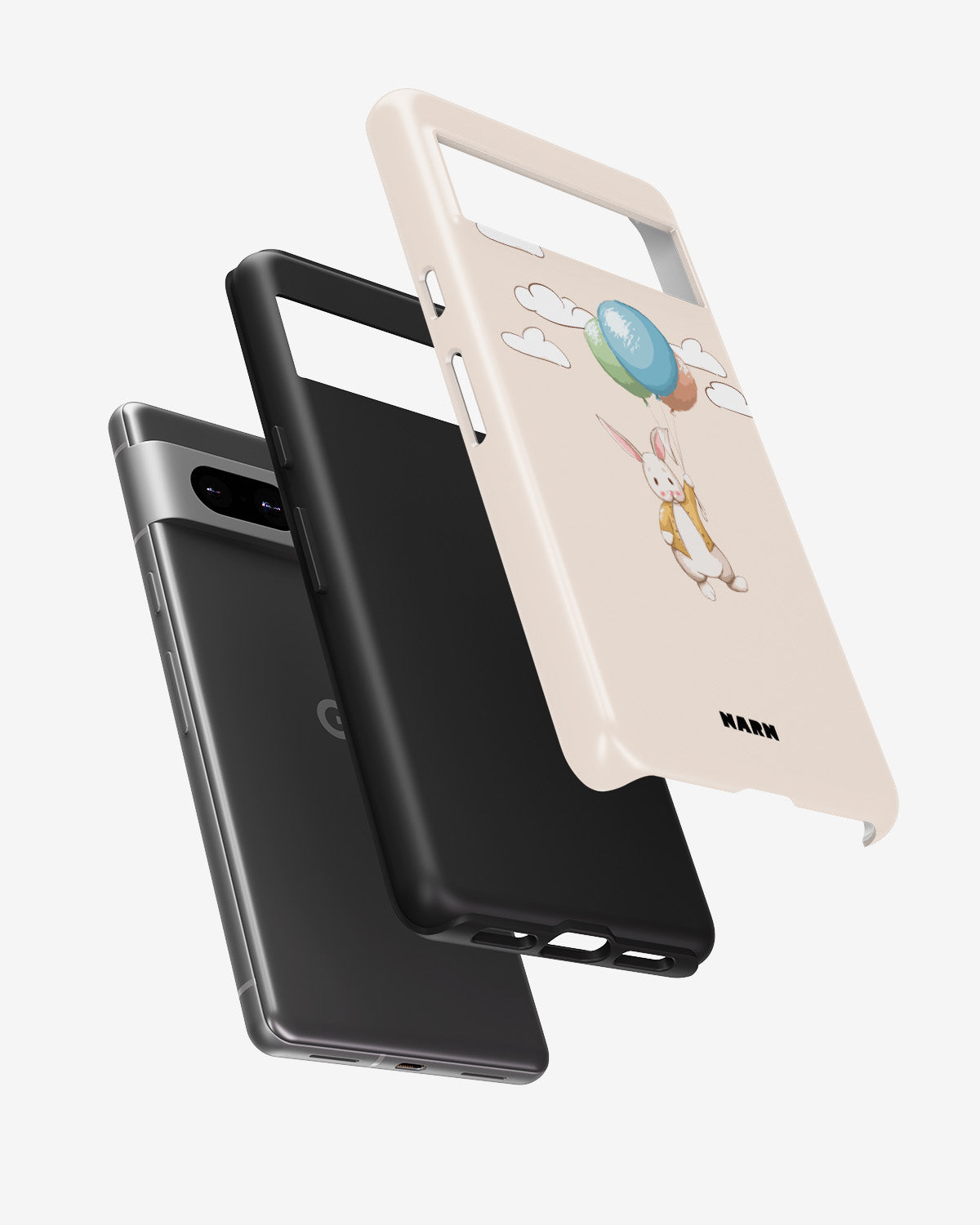 Google Pixel 7 Tough Case – Flying Rabbit - View 2