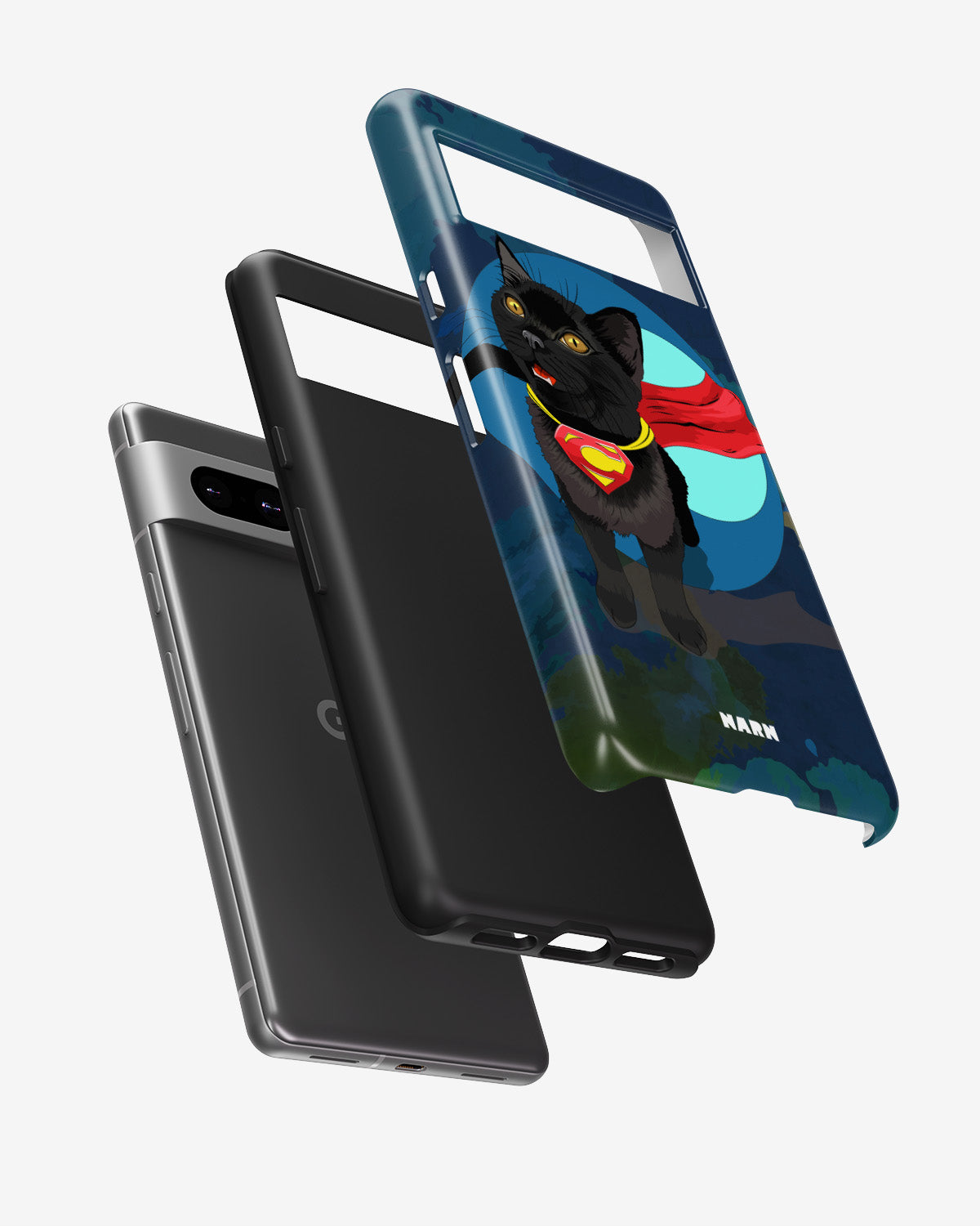 Google Pixel 7 Tough Case – Super Cat - View 2