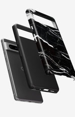 Google Pixel 7 Tough Case – Black Marble - View 2