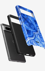 Google Pixel 7 Tough Case – Blue Vintage - View 2