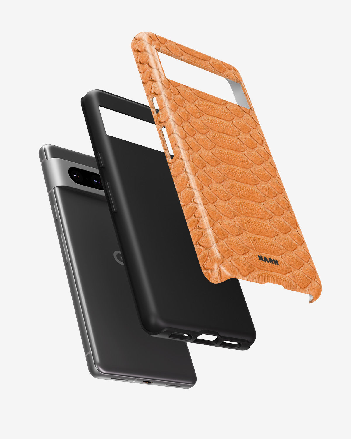 Google Pixel 7 Tough Case – Orange Snake - View 2