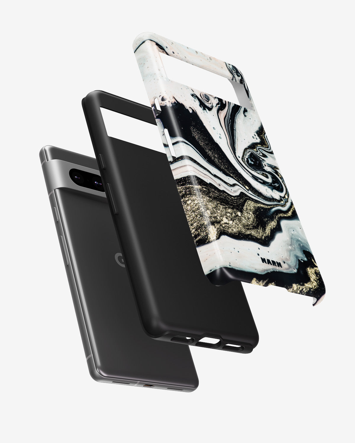 Google Pixel 7 Tough Case – Golden Swirl - View 2