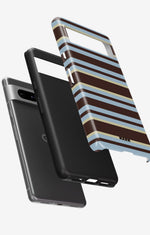 Google Pixel 7 Tough Case – Latte Lines - View 2
