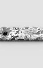 Google Pixel 7 Tough Case – Black & White Bloom - View 3