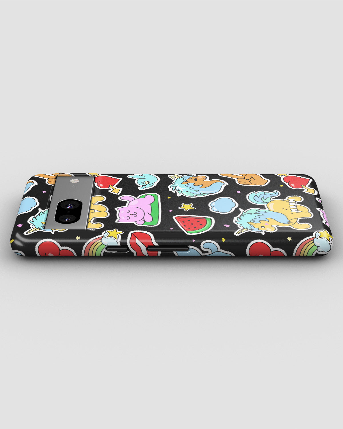 Google Pixel 7 Tough Case – Cute Stickers - View 3
