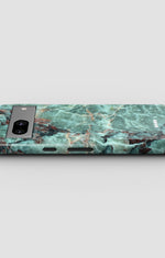Google Pixel 7 Tough Case – Green Marble - View 3