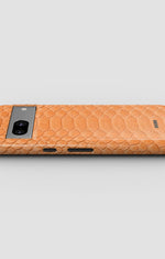 Google Pixel 7 Tough Case – Orange Snake - View 3