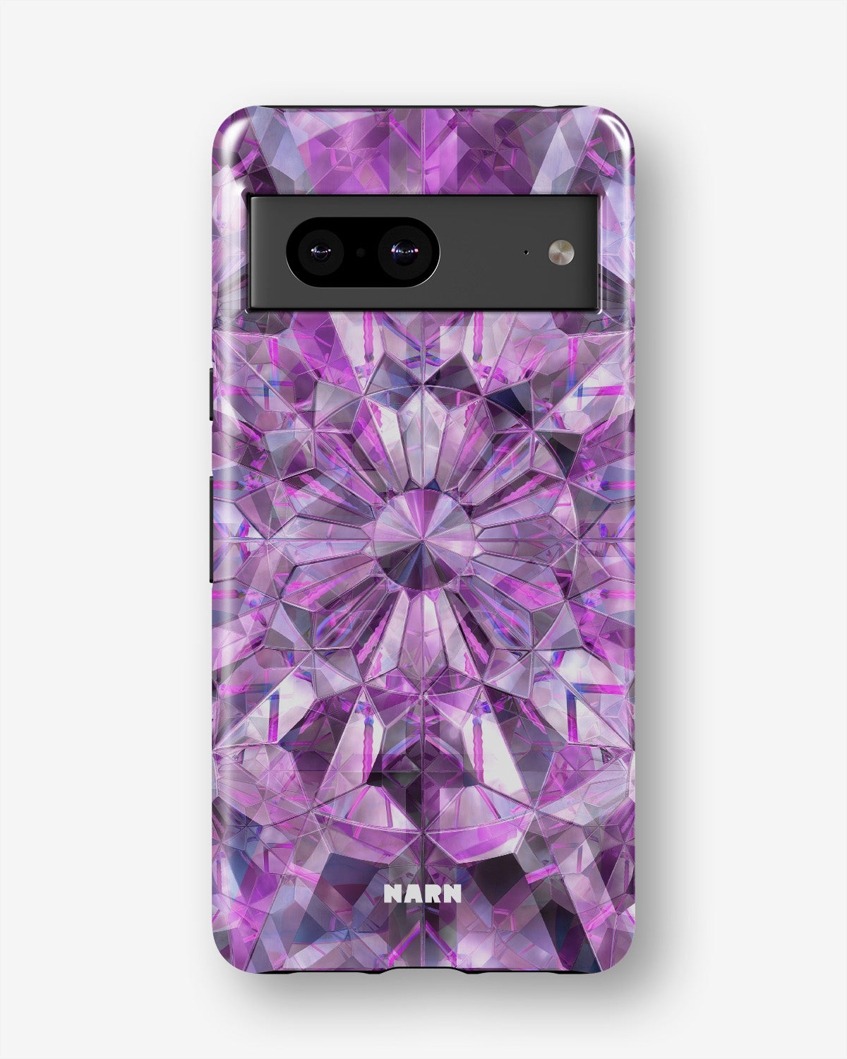 Google Pixel 7a Tough Case – Lavender Crystals - View 1